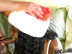 KiloPics.net presents: Sexy ebony girlfriend christmas fuck !!