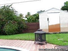 KiloPics.net presents: Therealworkout naturally busty round ass babe rides big cock