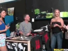 KiloPics.net presents: Amateurs flash their sexy tits in group video