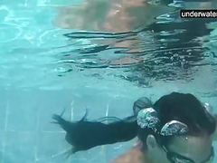 KiloPics.net presents: Submerged underwater with a dick inside her