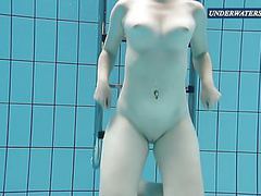 KiloPics.net presents: Bouncing tits in a blue dress