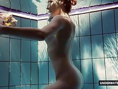 KiloPics.net presents: Hot big titted teen lera swimming in the pool