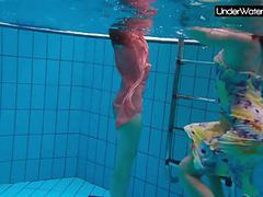 KiloPics.net presents: Bubarek and birtakik enjoy eachother in the pool