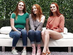 KiloPics.net presents: 3 redheads and one lucky ass guy