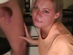 KiloPics.net presents: Deep throat with perfect facial - not her brother