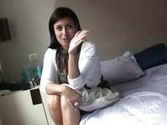 KiloPics.net presents: Sexy babe makes a homemade fuck film !