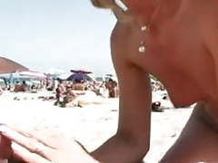 KiloPics.net presents: Naomi1 blowjob on a beach