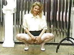KiloPics.net presents: Blonde spreads her legs to show off her pussy and ass