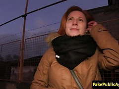 KiloPics.net presents: Pickedup ginger plowed by fake agent
