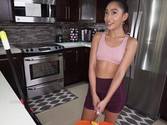 KiloPics.net presents: Skinny latina maid sarah lace drops it all and gets fucked hard, HD POV, Couple, Hardcore, Miniskirt, Latina, MILF, Brunettes, Thong, Skinny, Small Tits, Blowjob, Cowgirl, Asshole