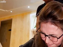 KiloPics.net presents: The stepson took advantage of the situation and filled his stepmother's pussy with thick sperm