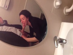 KiloPics.net presents: Homemade bathroom blowjob from beautiful wife