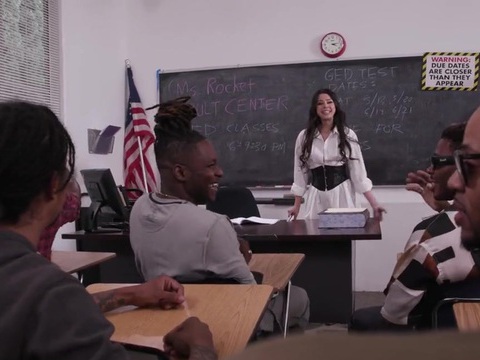 KiloPics.net presents: Hardcore interracial fucking in the office with a cum loving slut