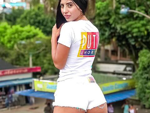 KiloPics.net presents: Puti shorts - hot amateur latina mami sits on my huge dick cfnm