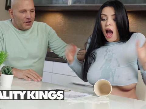 KiloPics.net presents: Raven-haired kira queen wants to rent thomas' house but not before she rides his dick - reality kings