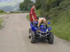KiloPics.net presents: Girl fucked on a moving atv