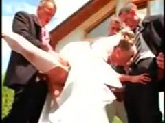 KiloPics.net presents: Gangbang of a hot bride with pissing