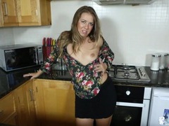 KiloPics.net presents: Open blouse babe teases her small tits