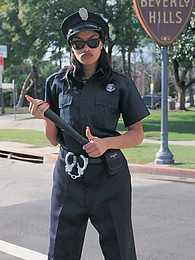 KiloPics.net presents: Cherry Lee, This Corrupt L.A. Cop Takes What She Wants