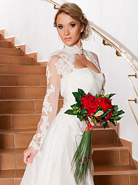 KiloPics.net presents: Czech bride Angel Piaff gets banged in a laundry room after posing in lingerie