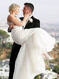 KiloPics.net presents: Hot blonde Anikka Albrite consummates her marriage vows after getting married