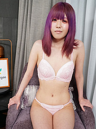 KiloPics.net presents: Asian girl Shiori Fujimori displays her petite tiny tits and unveils her complete nakedness in a solo